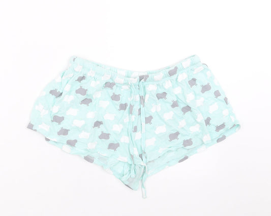 FOREVER 21 Womens Green    Sleep Shorts Size M  - Sheep Print