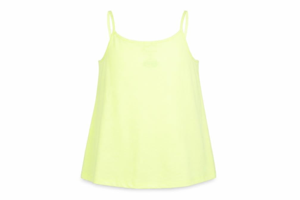 Front view of F&F girls’ green camisole t-shirt, size 12-13, years