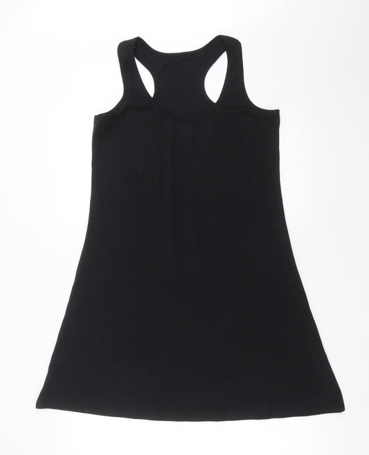 Preworn Womens Black   Tank Dress  Size L