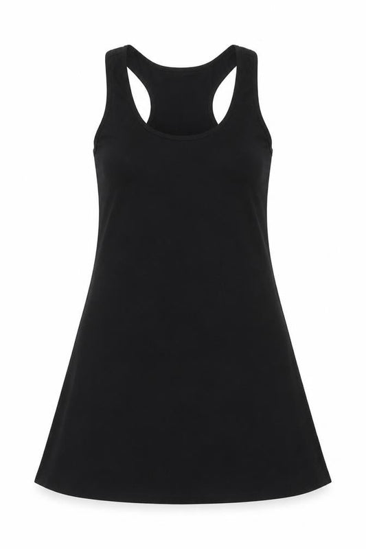 Womens Black   Tank Dress  Size L