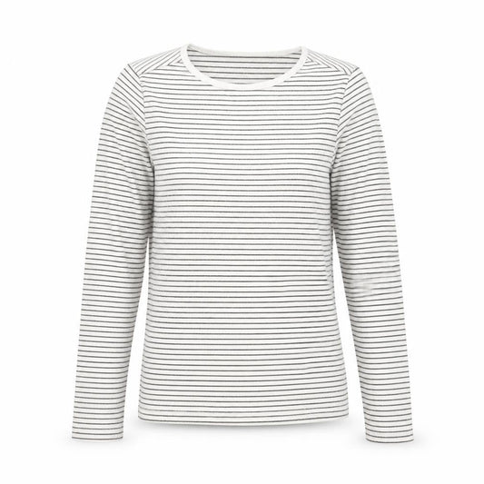 H&M Girls White Striped  Basic T-Shirt Size 10-11 Years