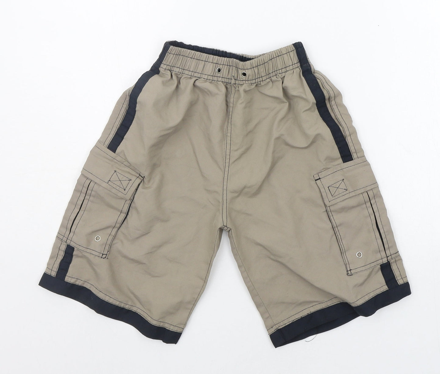 James Darby Boys Beige   Chino Shorts Size S