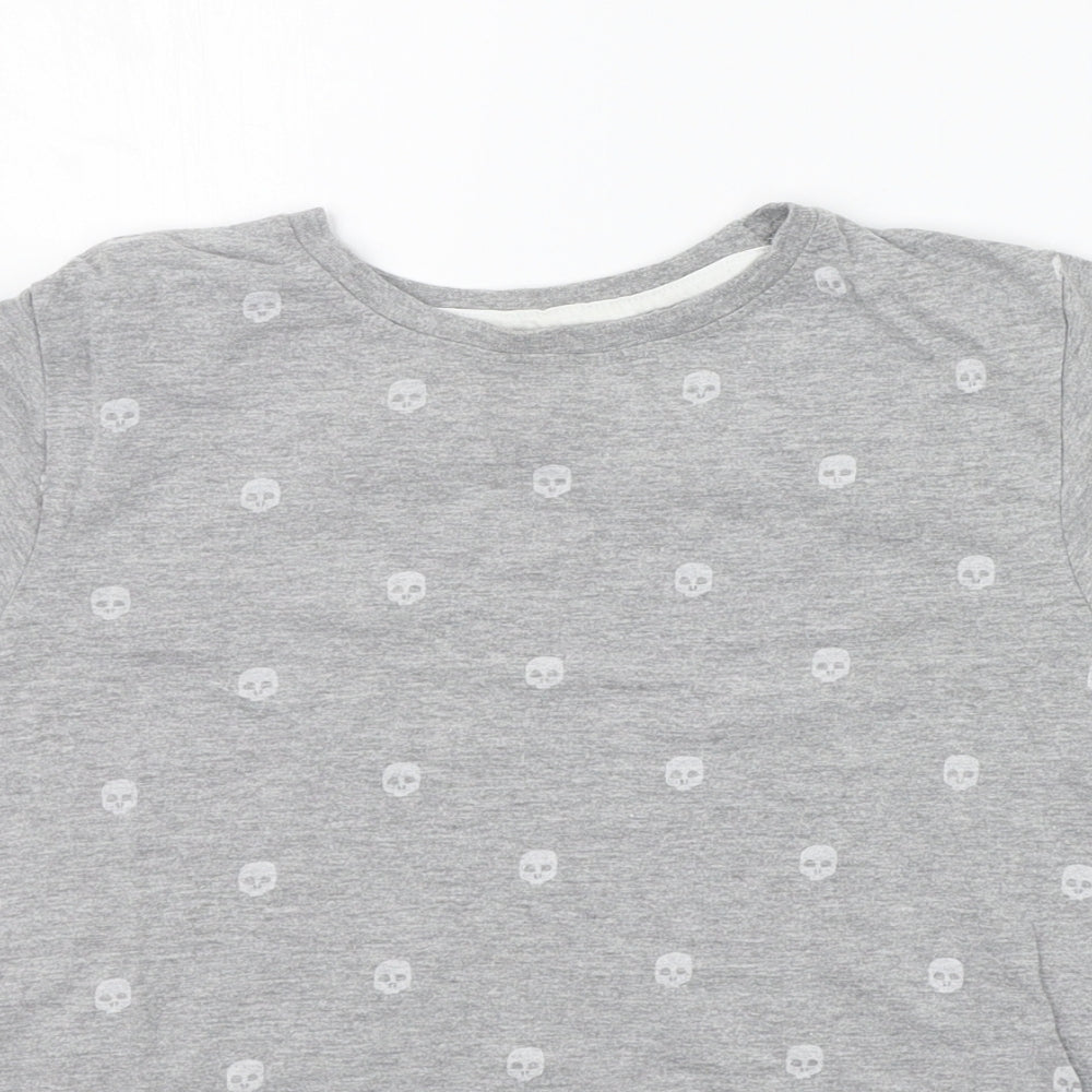 Primark Boys Grey Geometric  Basic T-Shirt Size 9-10 Years