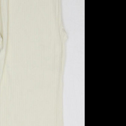 PRETTYLITTLETHING Womens White   Basic T-Shirt Size S