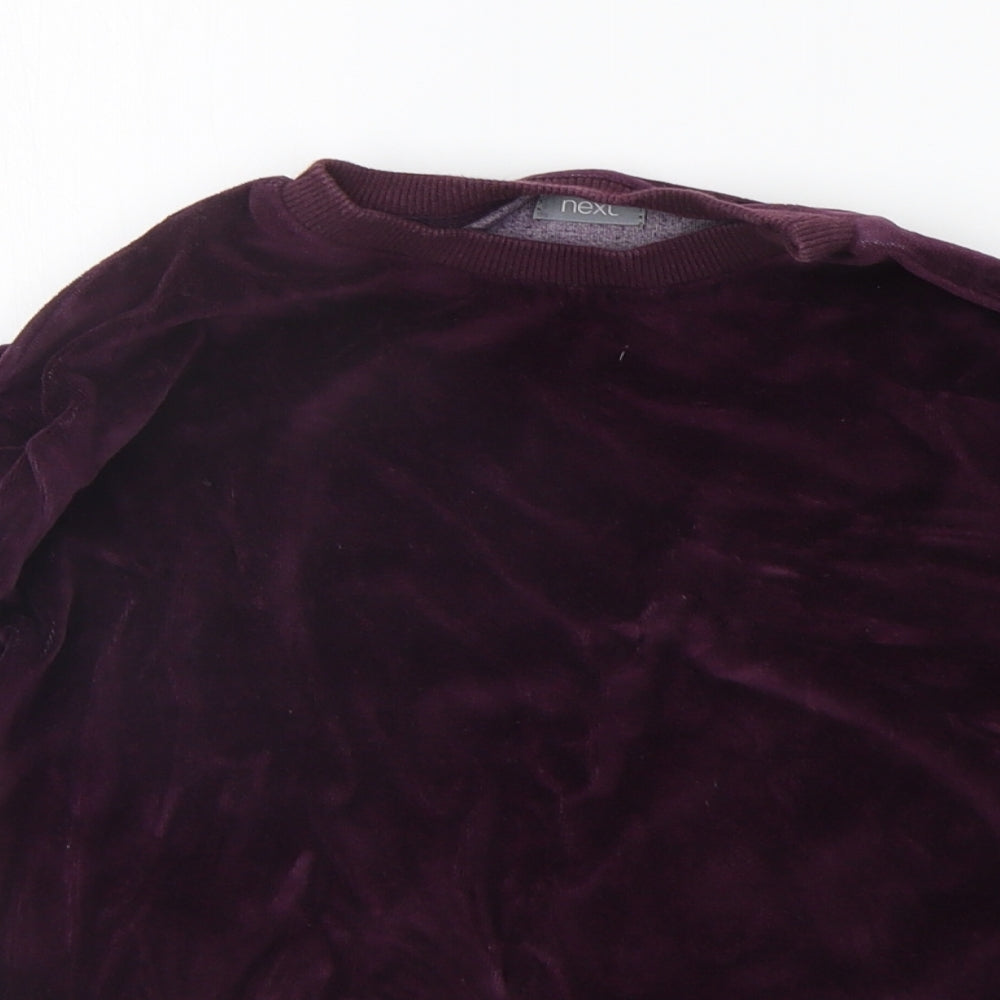 NEXT Girls Purple   Pullover Jumper Size 8 Years