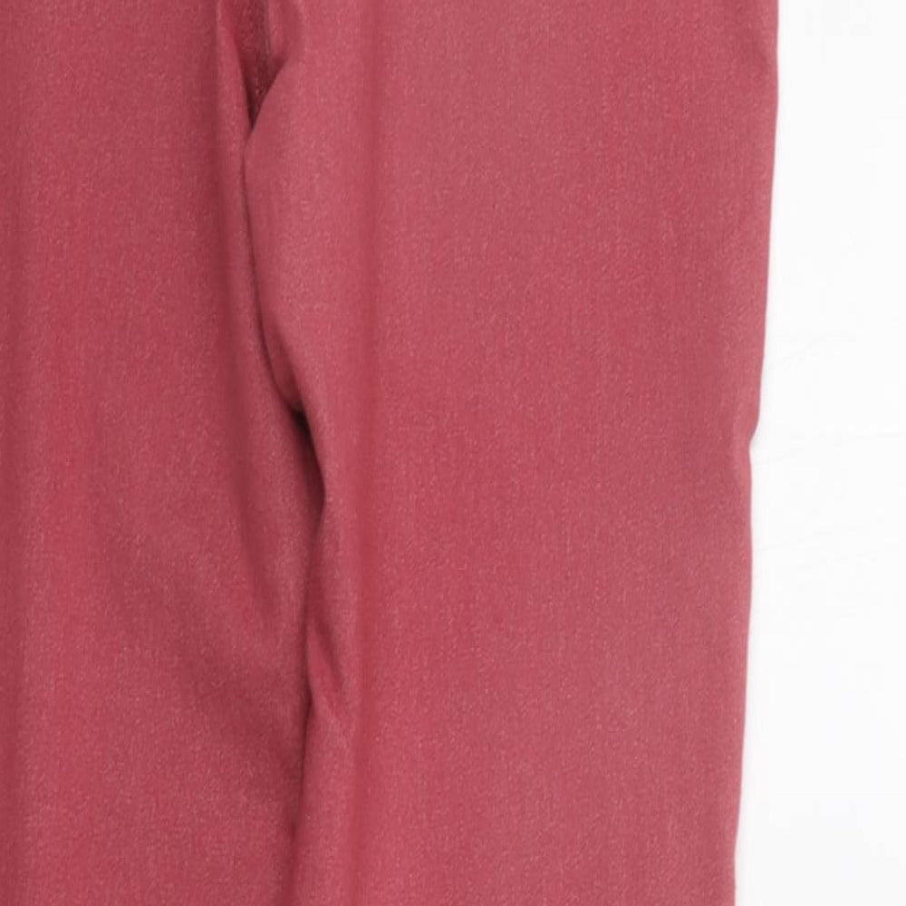 Marks & Spencer Womens Red   Jegging Leggings Size 12 L26 in