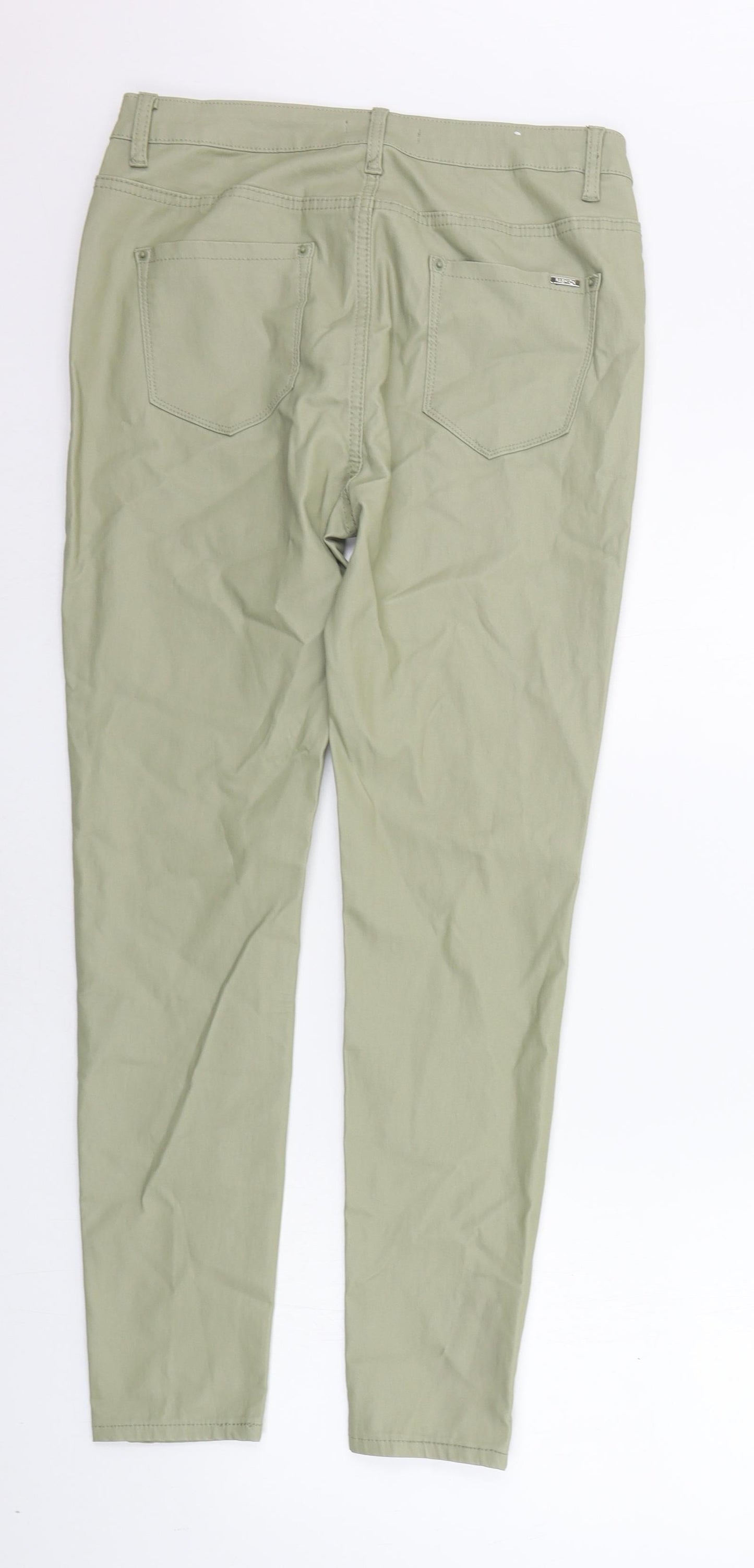 Elegence DELUXE Womens Green   Trousers  Size 14 L27 in