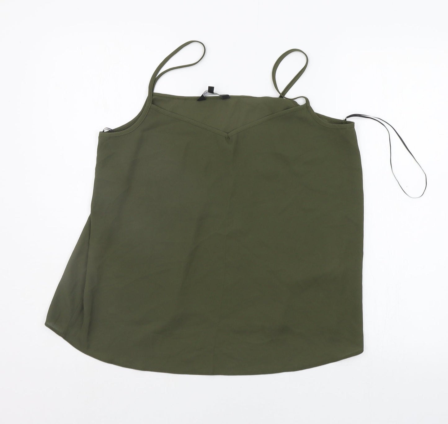 New Look Womens Green   Basic Tank Size 14