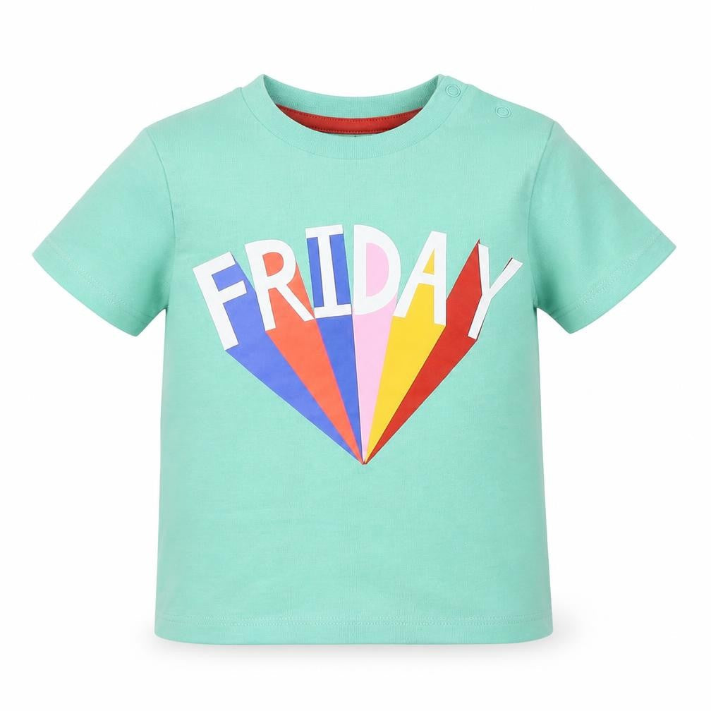 F&F  Boys Green   Basic T-Shirt Size 12-18 Months