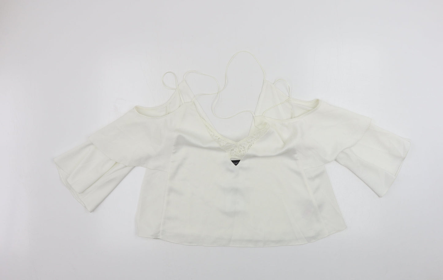 Topshop  Womens Ivory   Basic Blouse Size 12