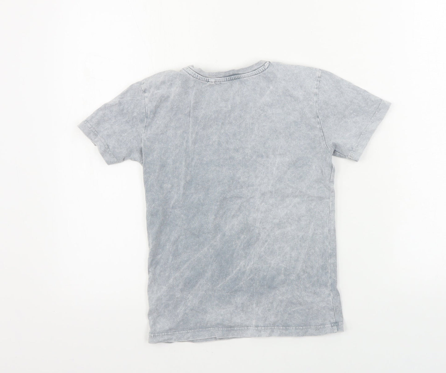 NEXT  Boys Grey Houndstooth  Basic T-Shirt Size 6 Years