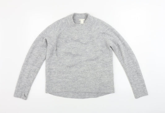 H&M  Womens Grey   Pullover Jumper Size S
