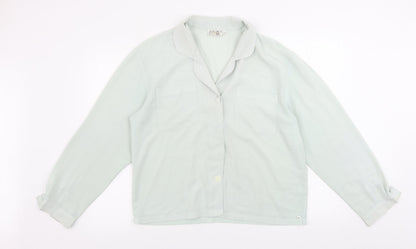 halton  Womens Green   Basic Button-Up Size 14