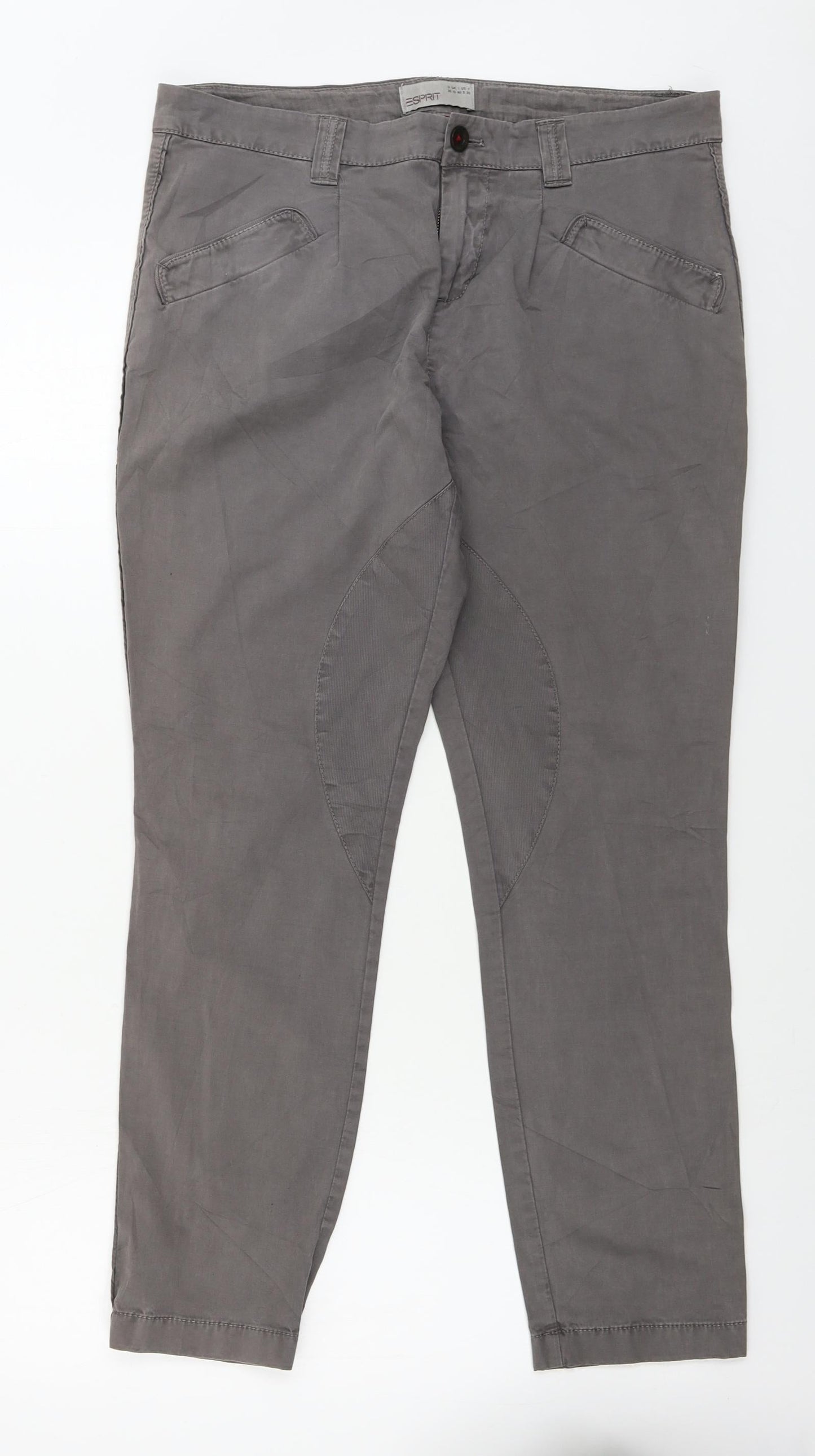 sppit Womens Grey   Trousers  Size 10 L26 in