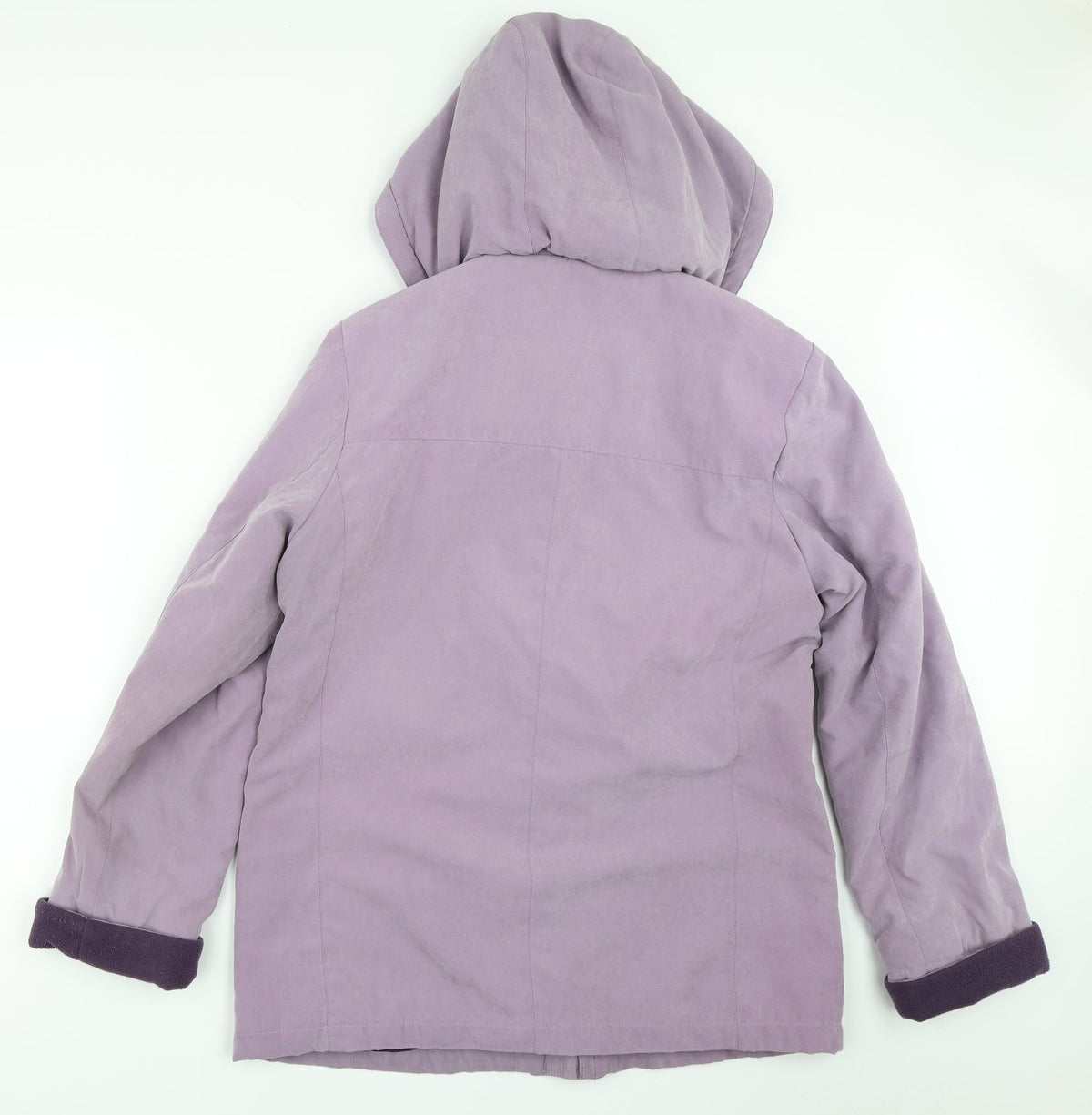 EWM Womens Purple   Overcoat Coat Size 12