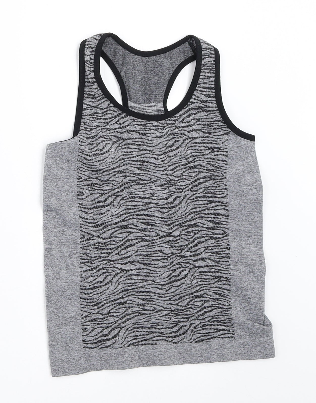 Primark Girls Grey   Basic Tank Size 9-10 Years