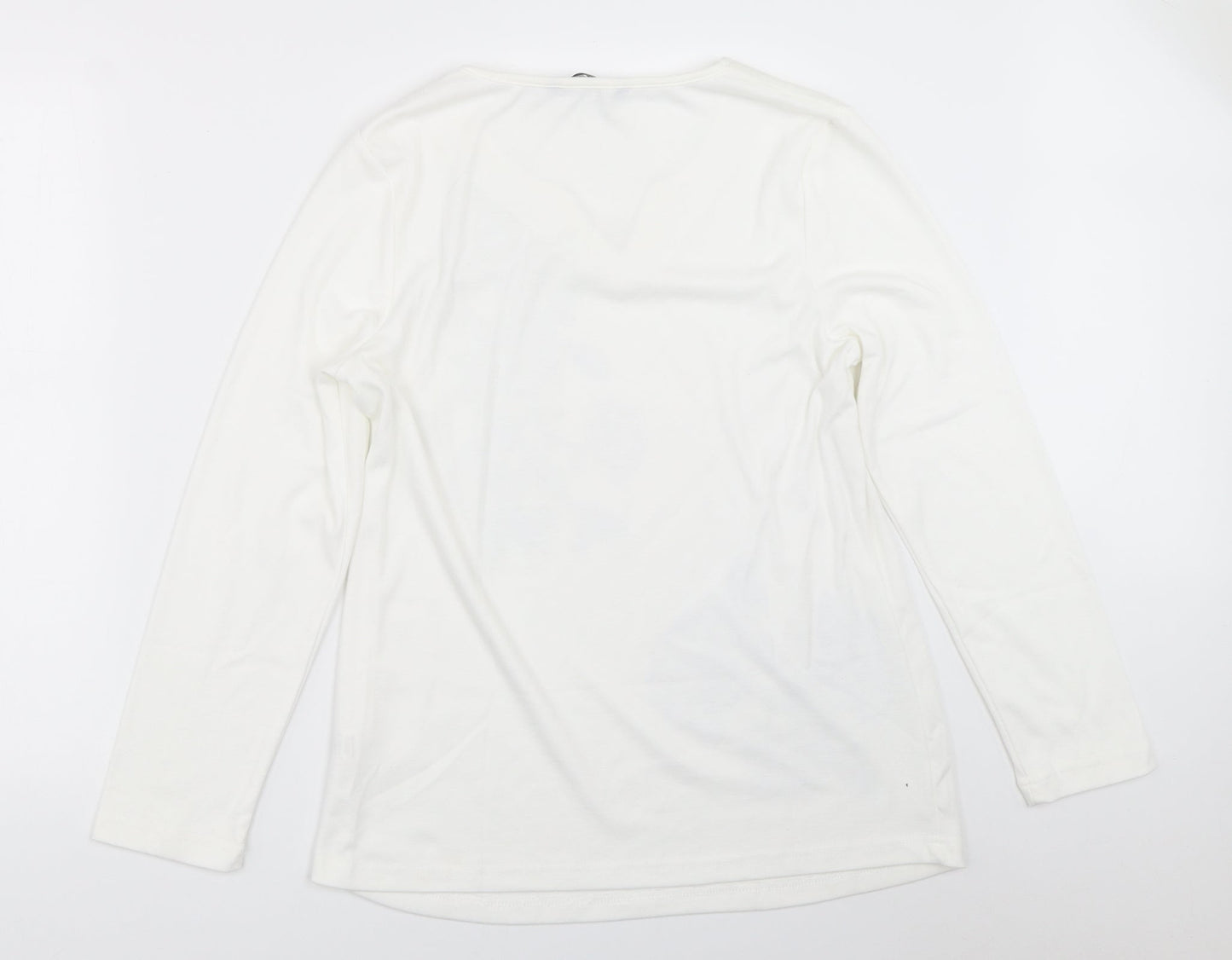 BM Womens White   Basic T-Shirt Size M