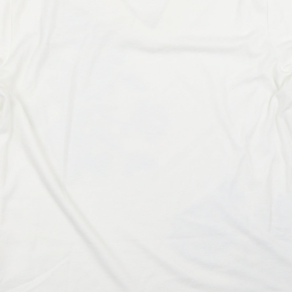 BM Womens White   Basic T-Shirt Size M