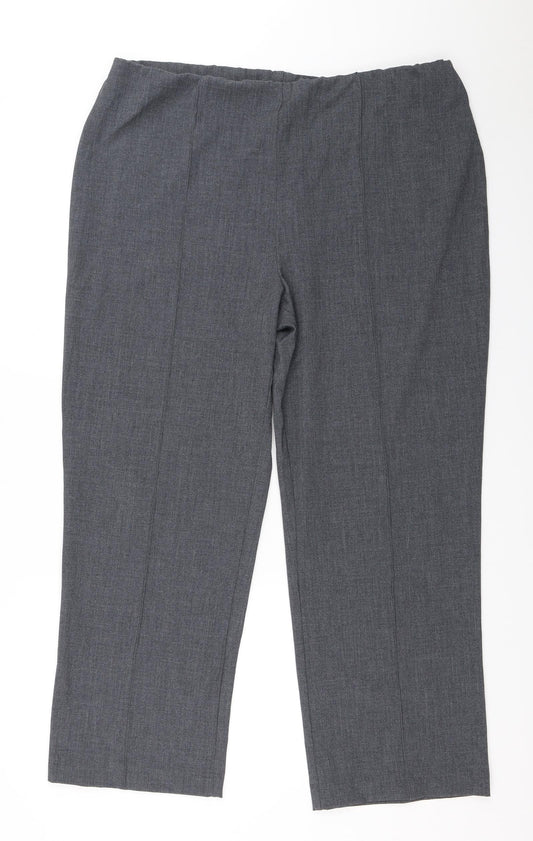 EWM Womens Grey   Trousers  Size 18 L28 in