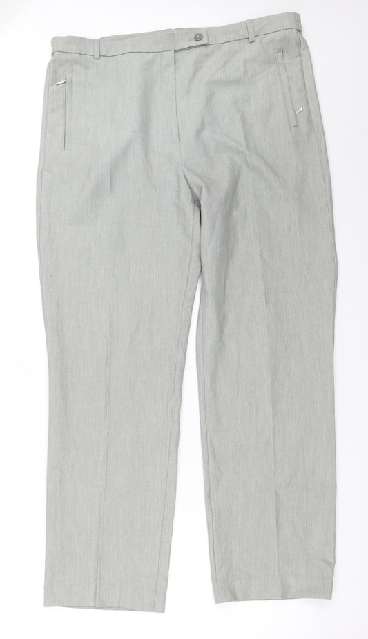 Marks and Spencer Womens Grey   Trousers  Size 36 in L29 in