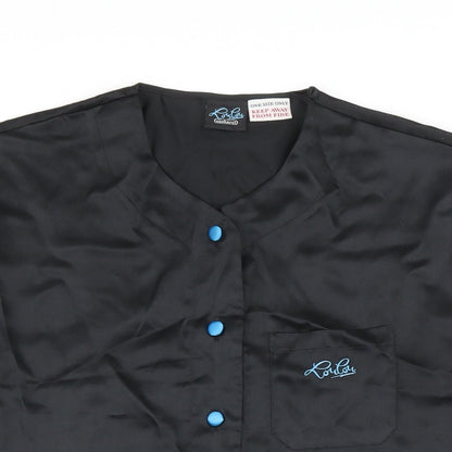 roulou Womens Black   Basic Blouse One Size