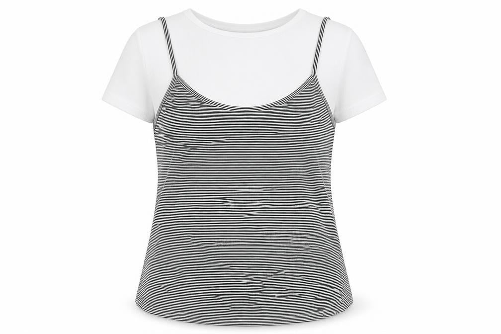 Atmosphere Womens Multicoloured Striped  Basic T-Shirt Size 14