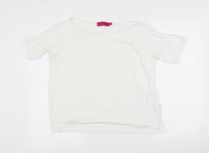 Boohoo Womens Silver   Basic T-Shirt Size 12