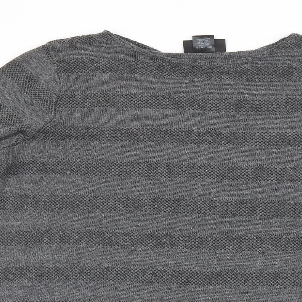 Attitudes Womens Grey   Pullover Jumper Size L