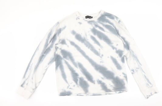 PRETTYLITTLETHING Womens Grey   Pullover Sweatshirt Size S