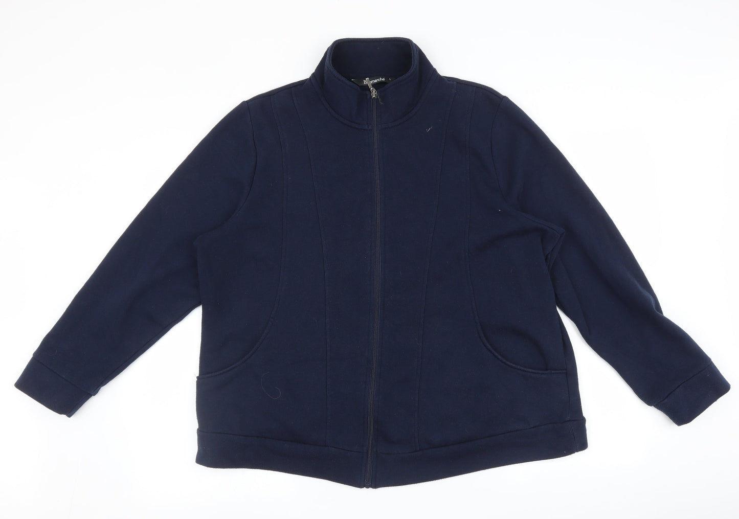 Bonmarché Womens Blue   Full Zip Jumper Size L