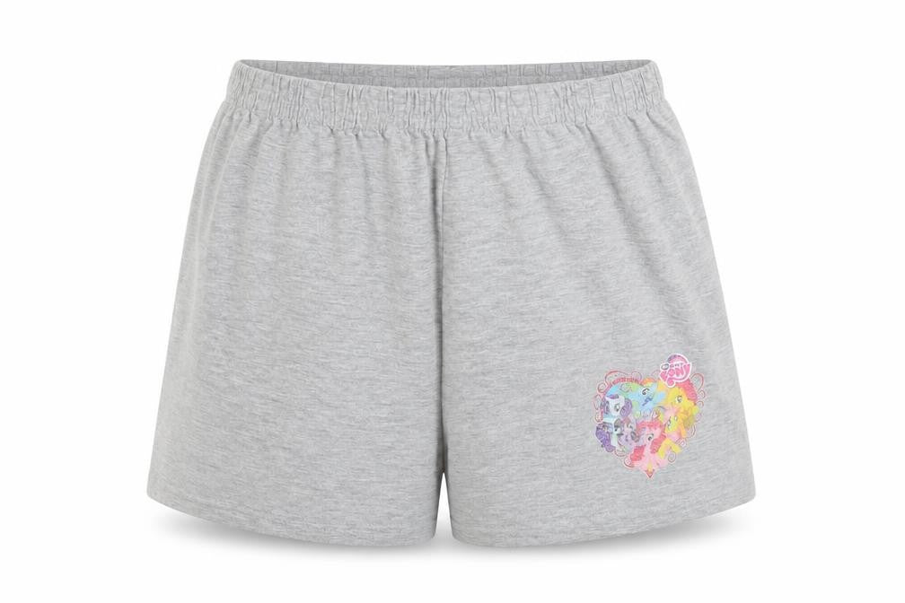 My Little Pony Girls Grey Solid  Top Pyjama Pants Size 7-8 Years