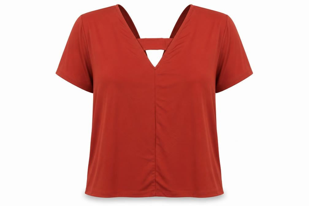 ASOS Womens Red   Basic Blouse Size 8