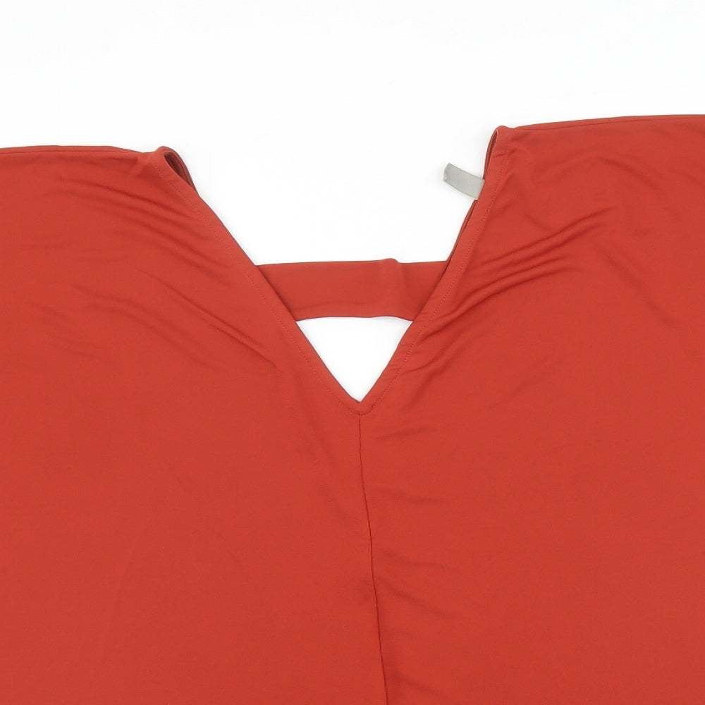 ASOS Womens Red   Basic Blouse Size 8