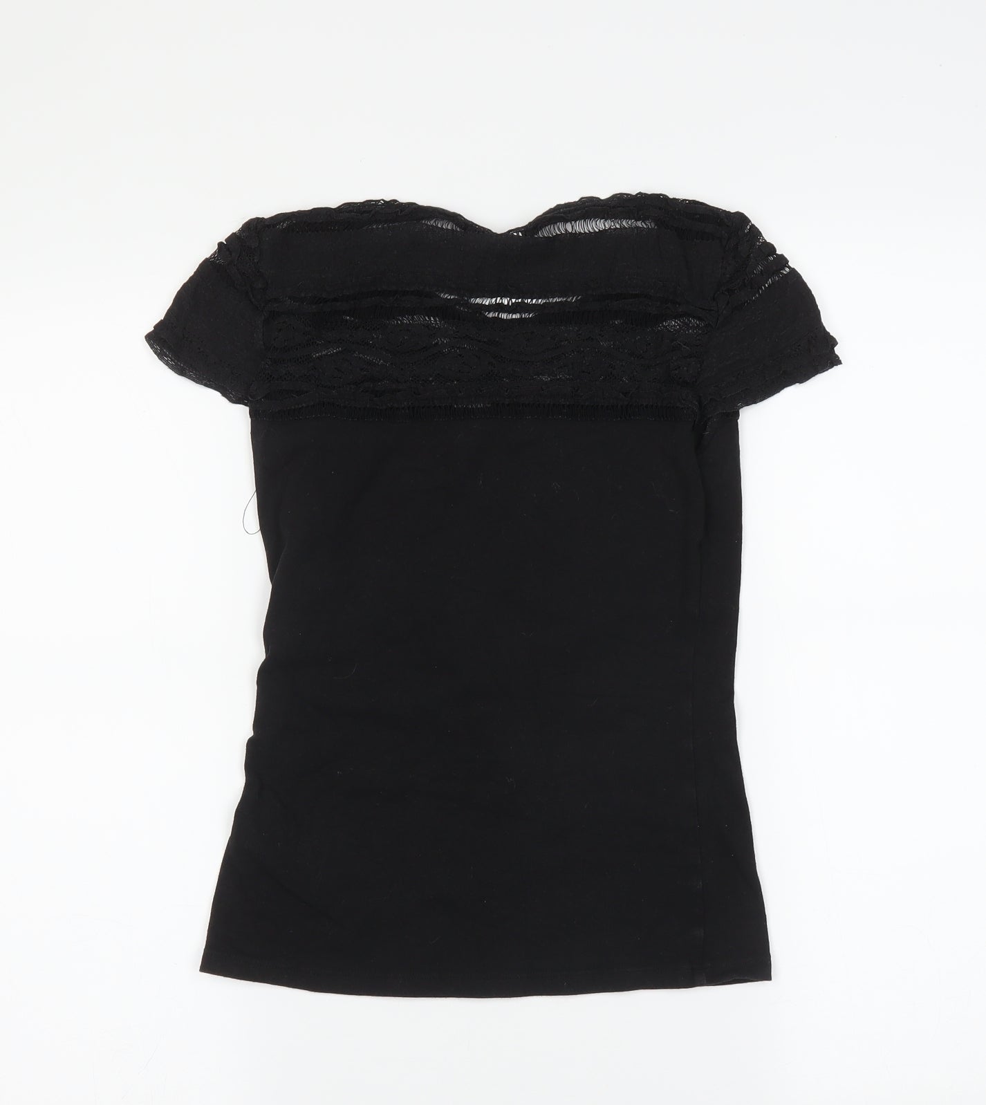 H&M Womens Black   Basic T-Shirt Size XS