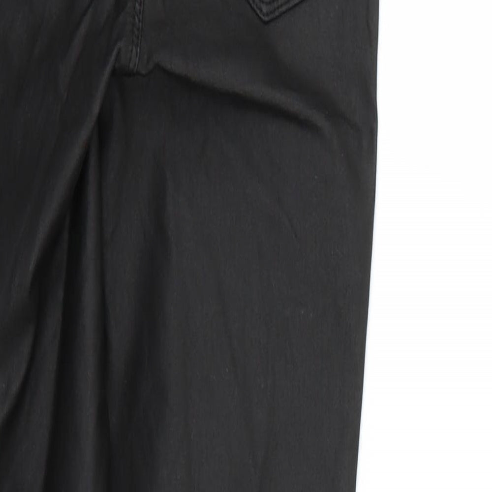 Denim & Co. Womens Black   Skinny Jeans Size 4 L28 in
