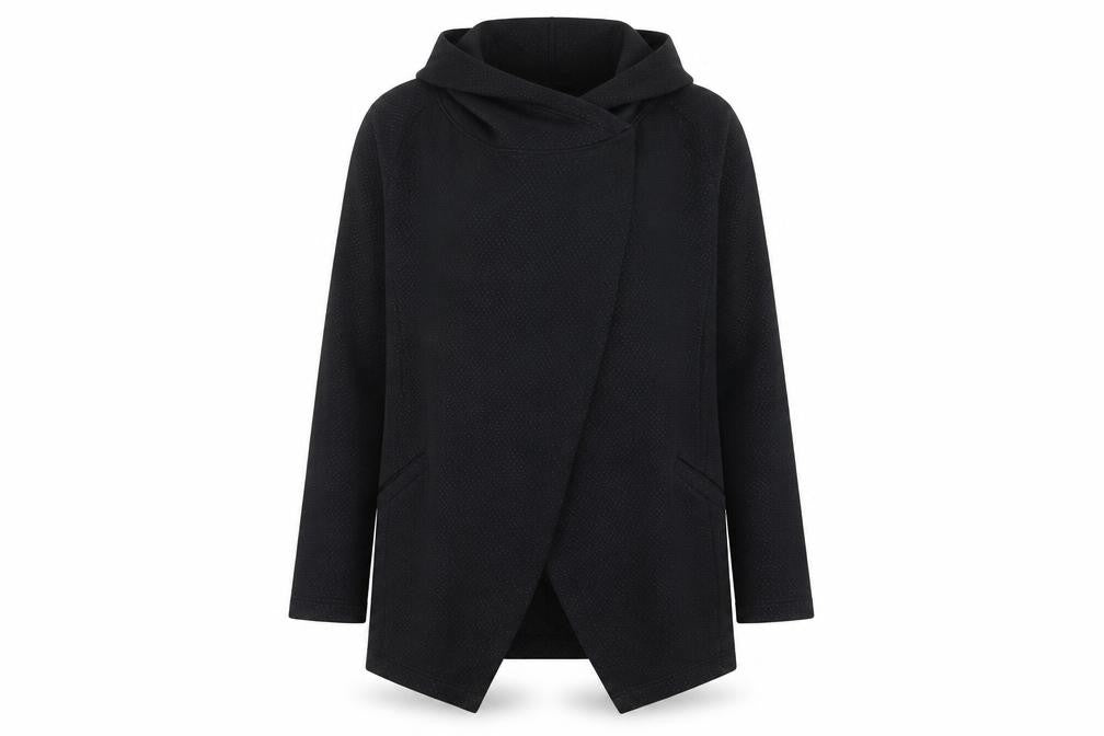 ryba Womens Black   Jacket Coat Size M