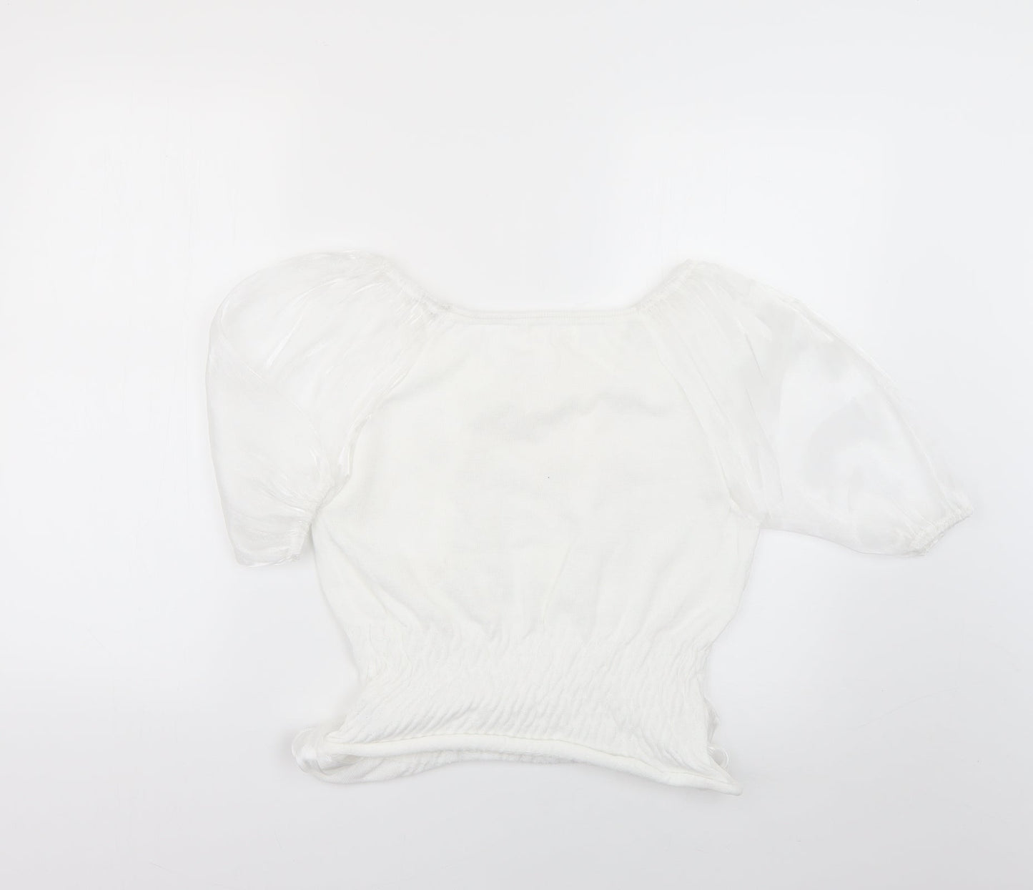indie+ moi Womens White   Basic Blouse Size 12