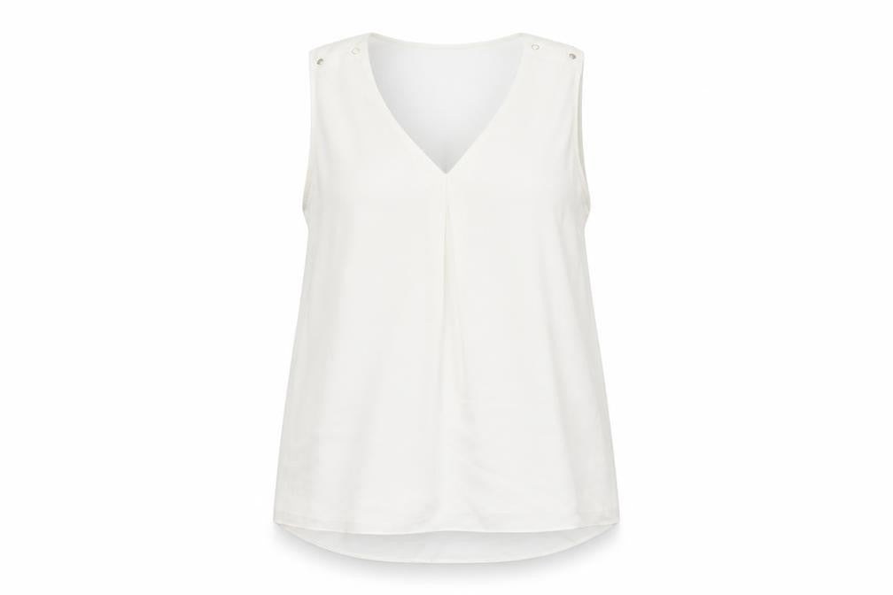 F&F Womens White   Basic Blouse Size 14
