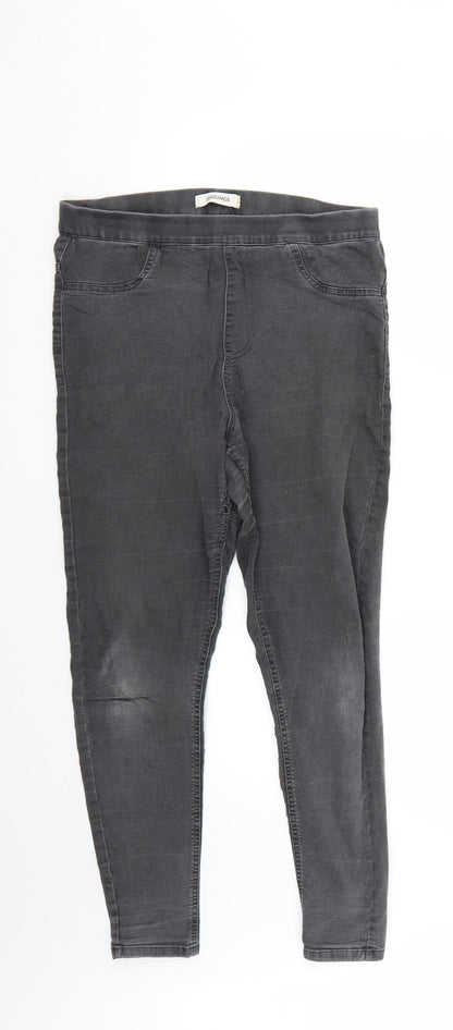 Marks & Spencer Womens Grey   Jegging Jeans Size 12 L25 in