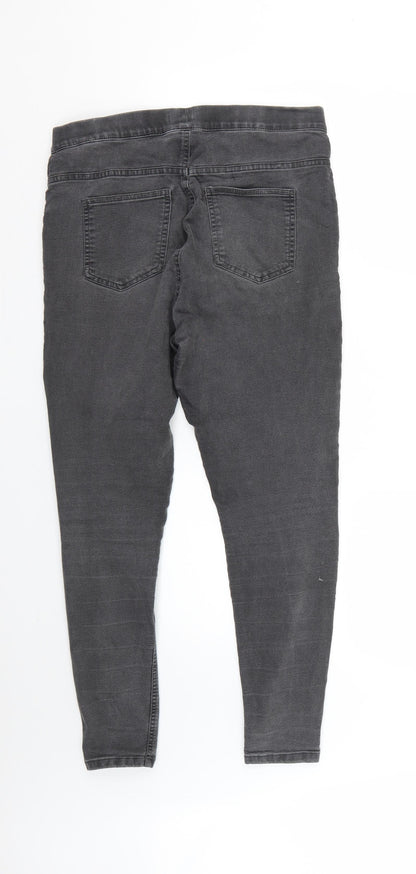 Marks & Spencer Womens Grey   Jegging Jeans Size 12 L25 in