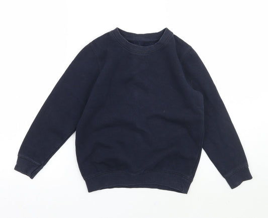 Lilly and dan Girls Blue   Pullover Jumper Size 7-8 Years