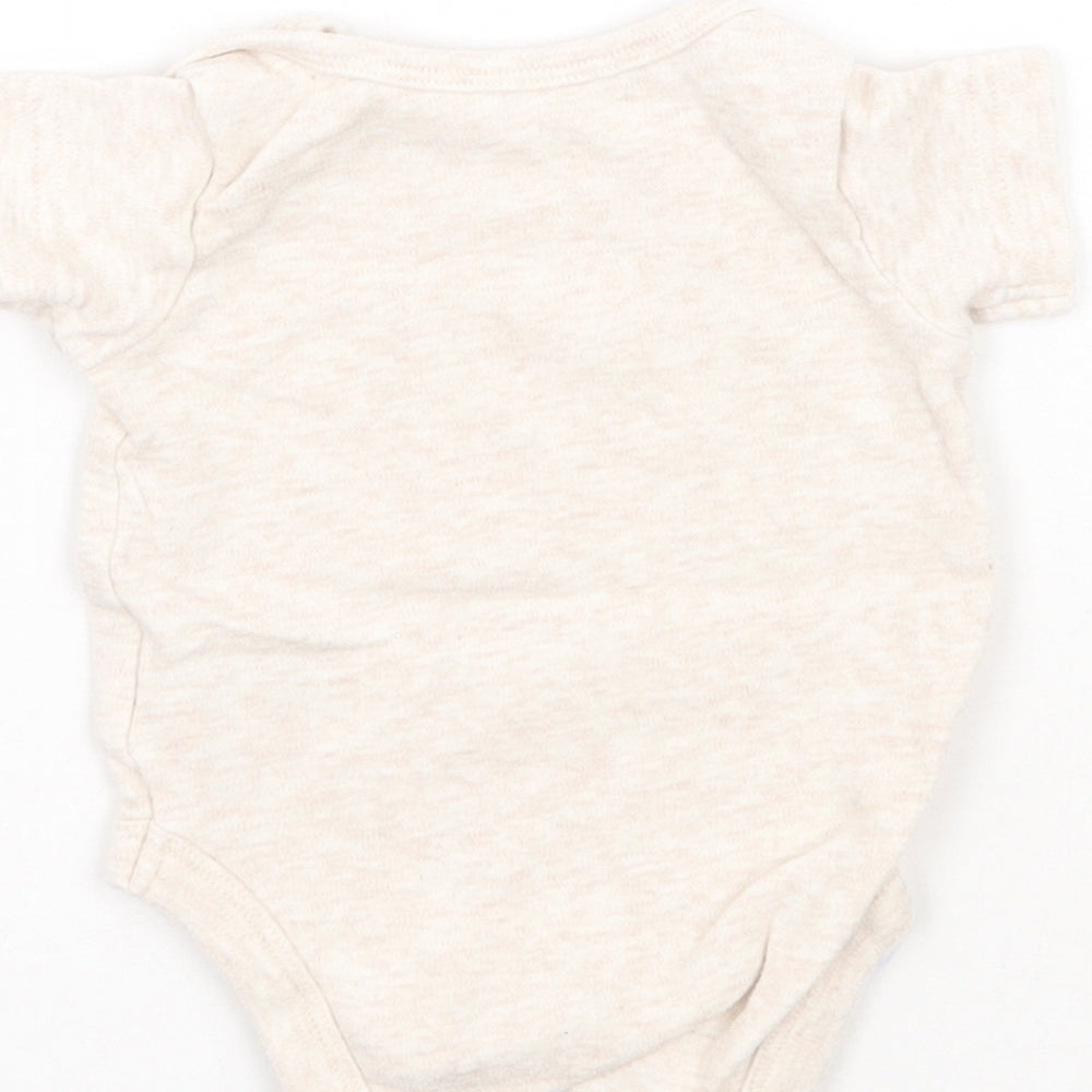 Mothercare Baby Beige Animal Print  Babygrow One-Piece Size Newborn