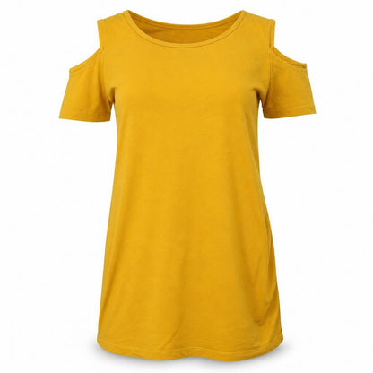 Zara Womens Yellow   Basic T-Shirt Size S