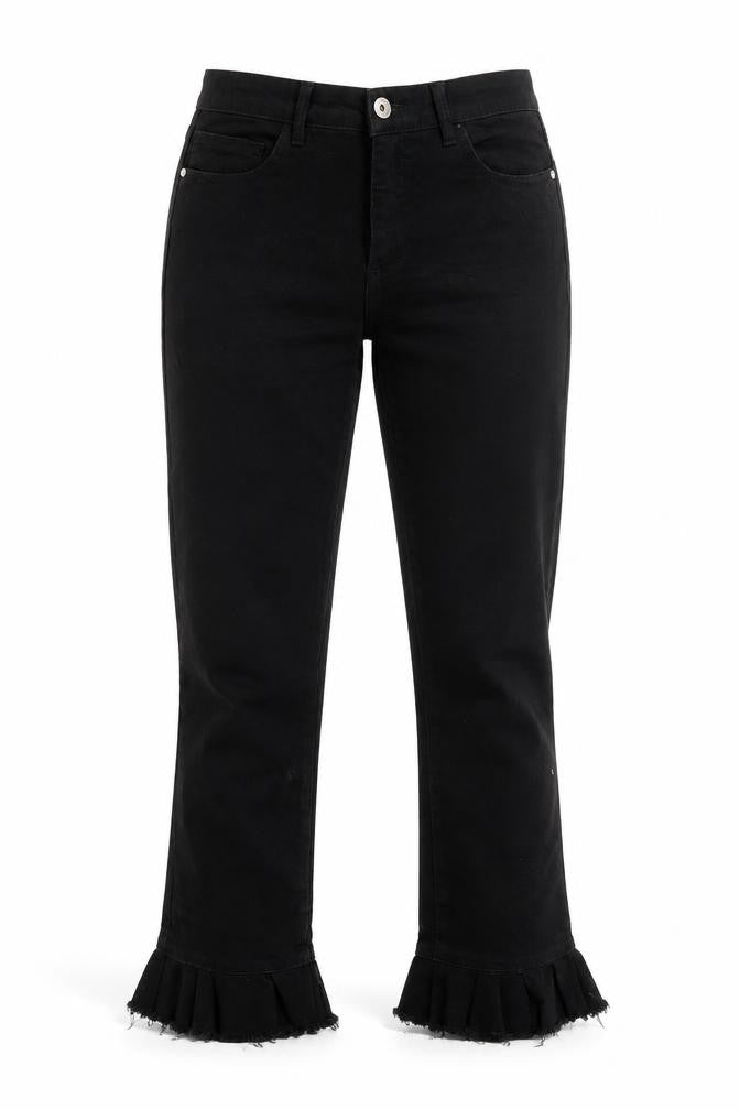 Only Womens Black  Denim Straight Jeans Size 10 L26 in