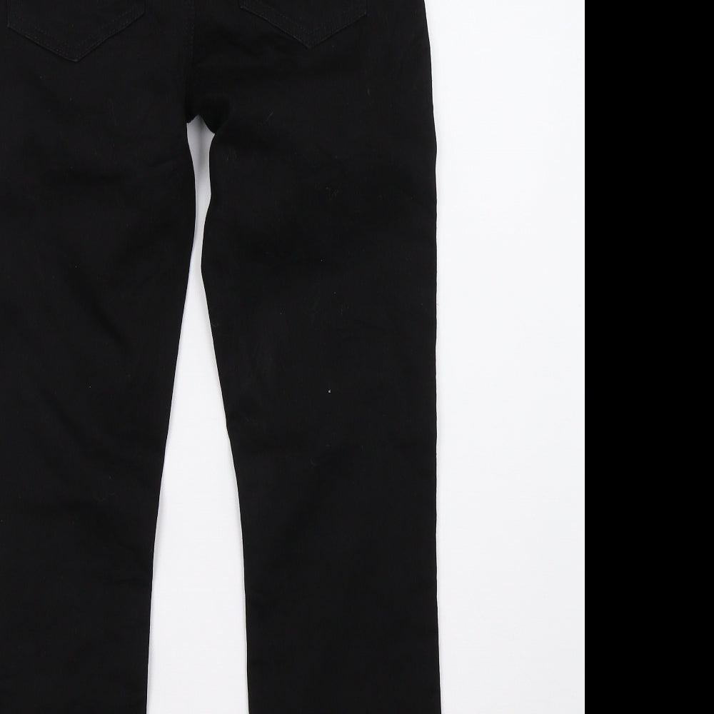 Only Womens Black  Denim Straight Jeans Size 10 L26 in