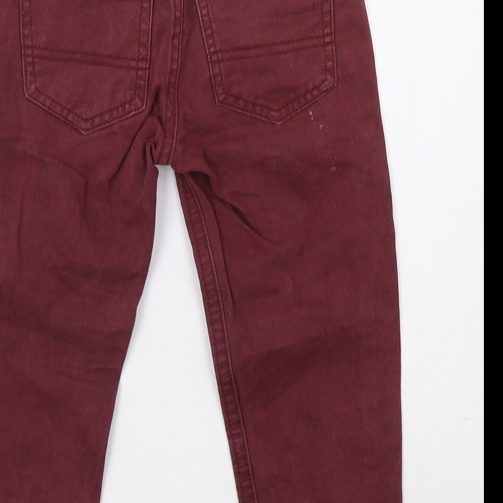 Primark Girls Purple  Denim Straight Jeans Size 3-4 Years