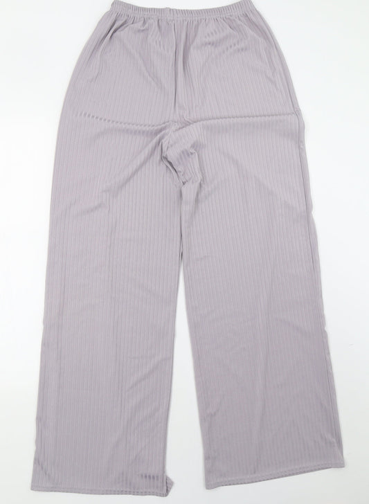 Preworn Womens Purple   Windbreaker Trousers Size 8 L32 in