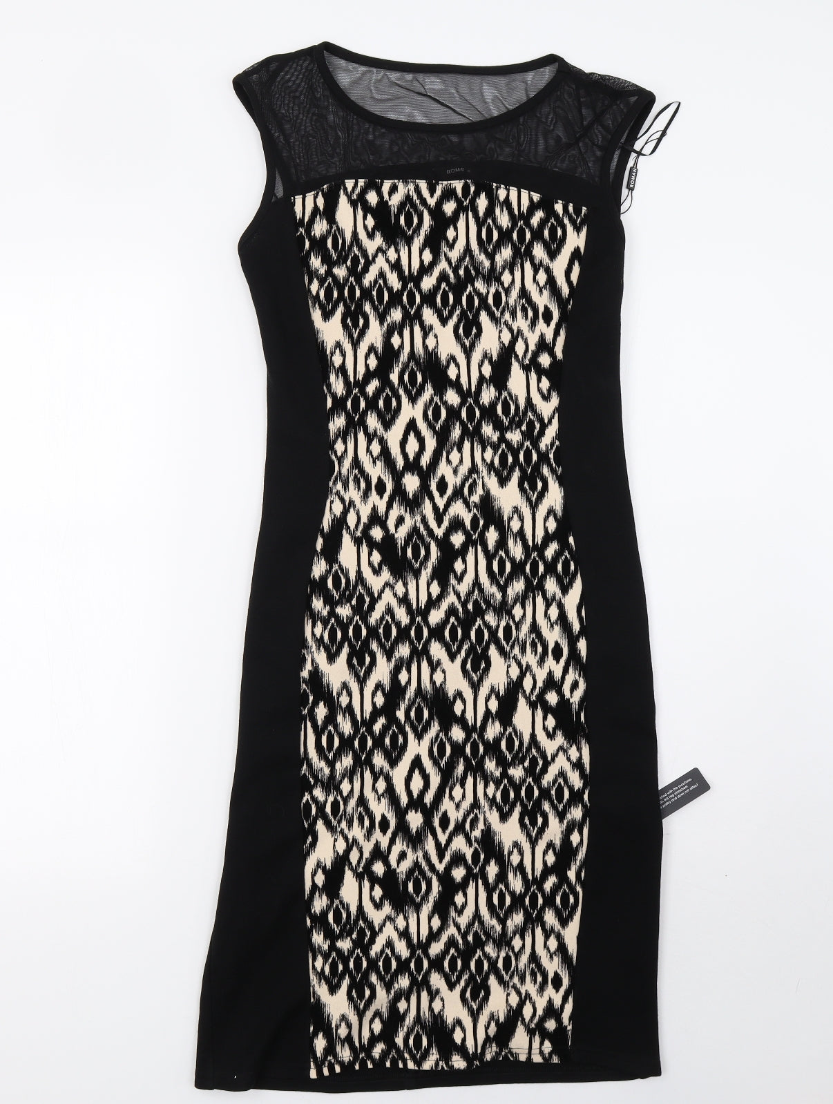 Roman Womens Black   Bodycon  Size 10