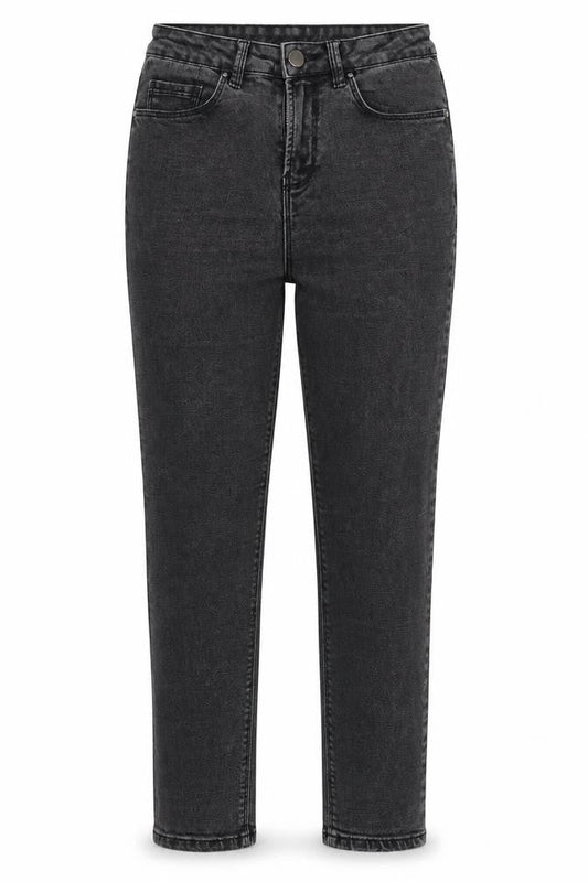 Dorothy Perkins Womens Grey  Denim Straight Jeans Size 10 L26 in