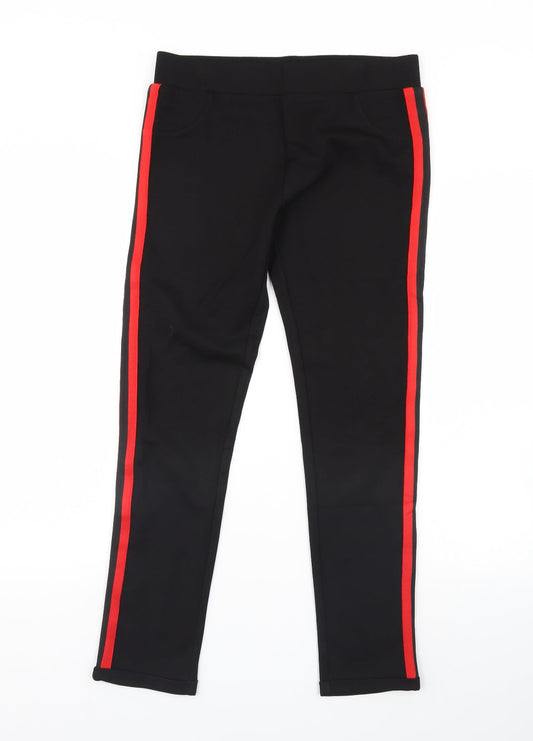 europa Womens Black   Capri Leggings Size L L28 in